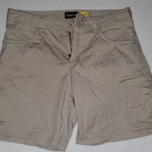 Cabela's beige fishing shorts